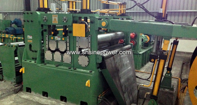 Sheet Metal Slitter Machine Sino Power Steel Pipe Making Machine Steel